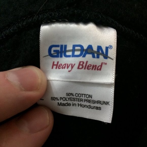 bEDO sHIRTS Mens Black Gangsign Full Zip Hoodie - Picture 6 of 8